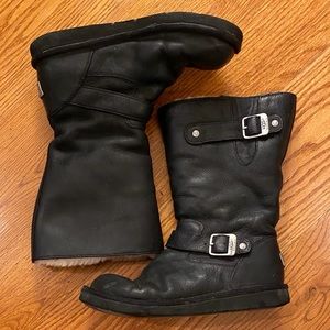 UGG Moto Boots, Black